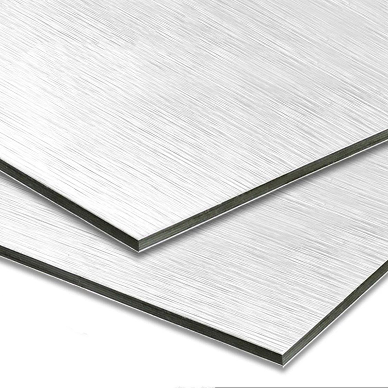 Panel compuesto de aluminio cepillado