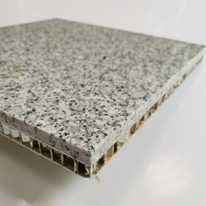 Panel de nido de abeja de aluminio con aspecto de mármol